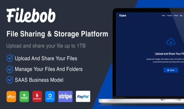 Filebob-File-Sharing-And-Storage-Platform (SAAS)